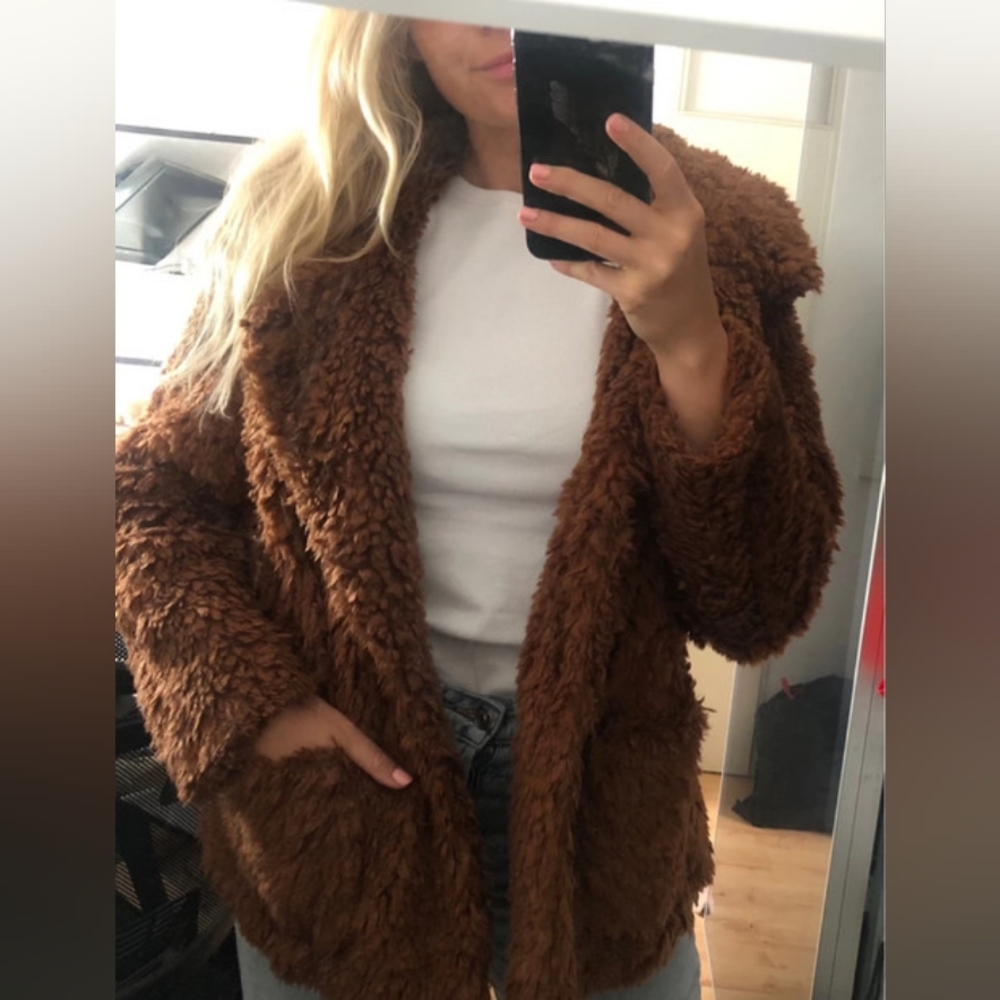 H&M Divided Teddy Coat